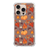 Fall Leaves Pumpkin Acorns Case Compatible With Iphone 16 Pro Max, Aesthetic Autumn Halloween Case For Iphone 16 Pro Max