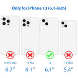 For Iphone 13 14 Case Wallet 4 Credit Card Holder Flip Cover Design Id Slot Back Pocket Dual Layer Armor Scratch Resistant Hard Shell Hybrid Protective Bumper For Iphone 13 14 6.1 Navy Blue