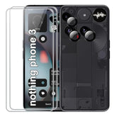 For Nothing Phone (3) Screen Protector With Camera Lens Protector,9H Hardness Anti-Scratch Tempered Glass Flim, Case Friendly, Anti-Fingerprint,Anti-Scratch (2+1 Pack)