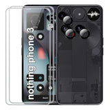 For Nothing Phone (3) Screen Protector With Camera Lens Protector,9H Hardness Anti-Scratch Tempered Glass Flim, Case Friendly, Anti-Fingerprint,Anti-Scratch (2+1 Pack)