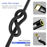 Usb C To 3.5Mm Headphone Jack Adapter, 2 Pack Type-C To Aux Audio Cable Compatible With Iphone 15 Pro Max Samsung Galaxy S23 S22 Tab S9 S8 S7, Ipad Pro 2022 2021,Google Pixel 7 6