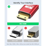 Mini Hdmi To Hdmi Cable 3Ft, 4K Hdmi To Mini Hdmi 18Gbps High Speed Mini Hdmi