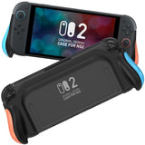 Dockable Grip Case Compatible with Nintendo Switch 2, Ergonomic Handheld Protective Cover Accessories