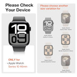 6Pack Compatible With Apple Watch Series 10 Screen Protector 46Mm Accessories, Soft Film With Installation Kit, Face Case Cover For Iwatch Series 10