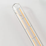 4 Pack 8.9 Inch E26 Tubular LED Bulbs 8W Dimmable T10 Vintage Edison Filament Warm White 2700K