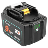 18V 9.0Ah Replacement Battery Compatible With Bl1830 Bl1840 Bl1850 Bl1860 Bl1890 Lithium-Ion Battery Tools With Led Indicator