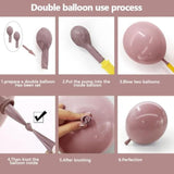 Dusty Purple Balloon Garland - Boho Lavender & Gold Arch Kit