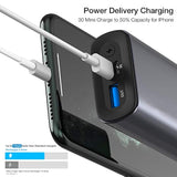 Pb3 Portable Charger 10000Mah One Of The Lightest And Slimmest Fast Power Bank 18W Pd High-Speed Charging Battery Pack With Usb-C Input/Output For Iphone,Samsung And More Gray