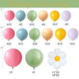 Daisy Balloon Arch Kit: Pink, Green & Yellow Wildflower Party Decor