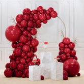 Burgundy Balloon Arch Kit 92PCS Dark Red Maroon Balloons for Fall Birthday Graduation Party