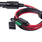 Heavy Duty 12Awg Male To Male Cigarette Plug Cigarette Lighter Adapter Charger Cord With Led Lights 6Ft (6Ft)