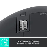 Mx Master 3S Performance Wireless Mouse - Graphite With Bolt Reciever