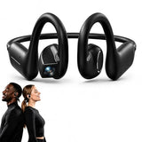 Clip On Earbuds, Open Ear Clip Wireless Earbuds Bluetooth 5.4, Clear Voice Call, Sport Earphones with Charging Case, Built-in Mic, 35H Play Time OWS