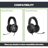 Hs45 Earpads Cushion Replacement With Protein Leather For Hs35 Stereo/ Hs45 Stereo Gaming Headsets