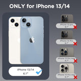 Clear Magnetic Case for iPhone 13 & 14 6.1 Inch Magsafe Compatible