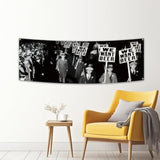 "We Want Beer" Funny Flag Banner (2x6Ft) Bar, Dorm, or Room Decor