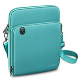 FINTIE 11 Inch Tablet Sleeve Case, Briefcase Shoulder Bag for 11" iPad (A16) 2025, Air M3 M2 2025/2024, 10.9" iPad 10th Gen, 10.9" Air 5/4, Galaxy Tab, Aqua Green