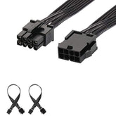 8 Pin Pci Express Power Extension Cable (2 Pack), Durable Pcie Power Extension Cable, 12 Inch