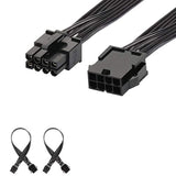 8 Pin Pci Express Power Extension Cable (2 Pack), Durable Pcie Power Extension Cable, 12 Inch