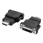 Hdmi To Dvi Cable Adapter Bi-Directional 2-Pack, Hdmi Male To Dvi-D 24+1 Femal