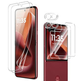 For Motorola Razr Ultra 2025 Screen Protector?Self-Healing Tpu Film With Camera Lens Protector,Hd,Anti-Scratch, 2+2+2 Pack(Not Glass)
