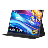Small Portable Monitor 10.5" 1920X1280 Fhd 400Nits Eye Care Mini Travel Monitor W/Smart Cover & Speaker, Hdr Portable Gaming Display, Usb C Hdmi External Screen For Laptop Switch, Ps5/4
