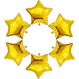 24 Pcs 18" Gold Star Balloons Foil Balloons Mylar Balloon For Baby Shower, Gender Reveal, Wedding, Magical Prom Or Engagement Party Decoration