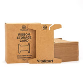 Ribbon Storage Organizer 50 Pcs Ribbon Spools Empty Cardboard Yarn Bob
