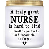 Nurse Gifts For Women Nurse Practitioner Gifts 7 Oz Lavender Scented Candles School Student Nurse Graduation Gift Funny Retirement Bulk Presents Eco-Friendly Long Lasting Natural Soy Max Candle