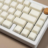 114 Keys Milk White Keycaps Pbt Doubleshot Cherry Profile Keycap Set Fit For 6