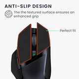Mouse Grip Tape Compatible With Razer Basilisk X Hyper Speed Grip Tape - Non-Slip Faux Leather - Black
