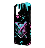 Baseball Ice Cream Drip with Sprinkles Home Plate Youth Boys Case for iPhone 16