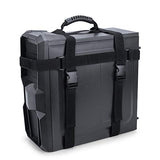 Pc Tower Carrying Strap With Rubber Handle, Desktop Carrying Case Belt Computer Travel Holder With Pockets For Cable, Mouse, Ideal For Transporting On The Go - Patented Design