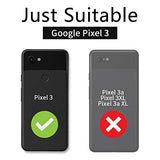 for Google Pixel 3 Phone Case,Slim Thin Soft Flexible TPU Rubber Gel Skin Silicone Lightweight Anti-Scratch Shock Absorption Carbon Fiber Protective