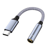 USB Type C to 3.5mm Female Headphone Jack Adapter, Type C to Aux Audio Dongle Cable Cord Compatible with iPhone 16 Pro/15/S25/S24/Pixel/iPad