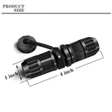 Rj45 Waterproof Connector, Female To Female, Panel Mount, 8P8C,Cat 6, Cat 5, C