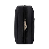 Electronics Organizer Bag, Small Tech Pouch Storage Case For Cord, Cable, Charger, Hard Disk, Power Bank, Laptop Mouse, Toiletries, Cosmetics, Personal Item And Travel Essentials Accessories Black