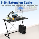 Dual Band Wifi Antenna 2.4Ghz 5Ghz Rp-Sma Wifi Antennae With 6.5Ft Extension Cable For Pc Desktop Computer Pci Pcie Wifi Bluetooth Card Wireless Network Router