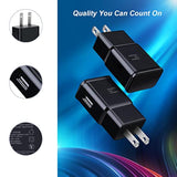 Adaptive Fast Charging Usb Wall Charger, 4-Pack Fast Charging Block Travel Usb Charger Adapter Compatible Samsung Galaxy S21 S20 S10 S9 S8 S7 Edge Plus, Note 8 9 10+, A13 A32 A52 A53 Iphone