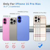 Phone Case For Iphone 16 Pro Max, Fashion Leather Phone Case, Soft Tpu Drop Protection Shockproof Protective Phone Holder Women (For Iphone 16 Pro Max)