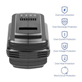 3500Mah 24V Ni-Mh Battery Compatible With Dewalt Dw0240, Dw0242, Dw0241, De0240, De0241, De0242, De0243,De0240-Xj,De0243-Xj, Dw0242-Xrp, Dw0243