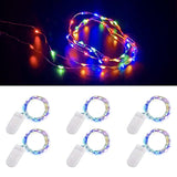 Fairy Lights Battery Operated, 6-Pack Mini String Lights, 20 Led 7Ft Twinkle Firefly Starry Lights For Diy Craft Mason J