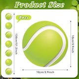8 Pcs Tennis Garland Banner, Tennis Paper Cutouts Hanging Swirl, Sports Balls Hanging Decorations For Birthday Party Wedding Baby Shower Home Classroom Decor Favors