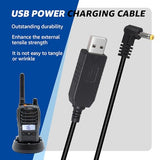 Power Cable for Yaesu Radio USB Charger Cable Compatible with Yaesu Radio Walkie Talkie FT-60R FT-1DR FT-2DR VX-5R VX-6R VX-7R VX-8R & CD-41 CD-47