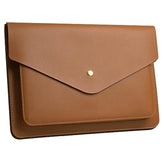 Leather Laptop Sleeve 13 Inch Compatible For 2024 13Inch Macbook Air A3113 M3,13 Macbook Pro M2, Surface Pro 3 4 5 6 7, Dell Xps 13 Color Color Brown