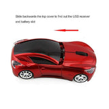 Wireless Sports Car Mouse, Wireless Desktop Laptop Computer Mouse 2.4Ghz Optic
