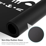 Large Gaming Mouse Pad, Extended Mouse Mat With Stitched Edges, Cute Anime Cat Keyboard Pad With Non-Slip Base, Big Xxl Desk Mats For Gamer, Laptop, Computer, Desktop, 29.5 X 15.9In, Black