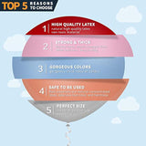 Giant 36 Inch White Balloons Thick Latex White Big Round Balloons 6 Packs