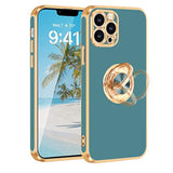 For Iphone 13 Pro Max Phone Case,For Iphone 13 Pro Max Case With Ring 360°Ring Holder Stand For Women Girls Slim Kickstand Support Magnetic Car Mount Shockproof Case For Iphone 13 Pro Max,Blue