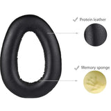 Pxc 550 Replacement Ear Pads Compatible With Sennheiser Pxc 550 Pxc 550-Ii Wireless Headphones, Earpads Cushions With Protein Leather And Memory Foam (Black)